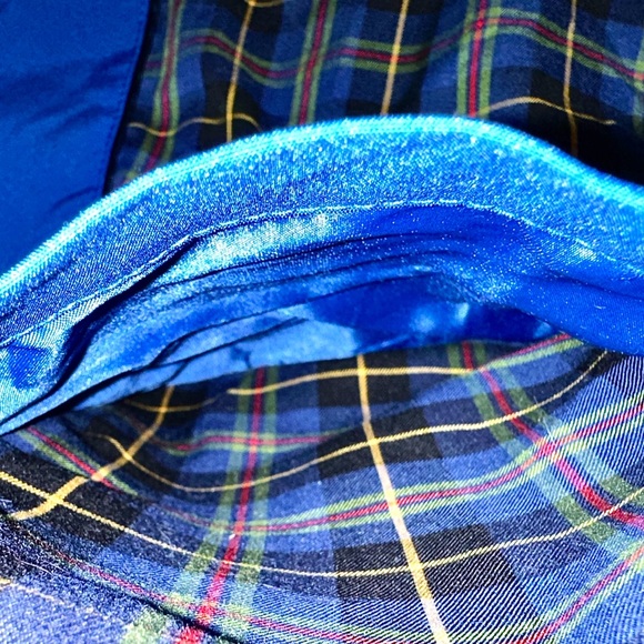 Pendleton Blue Raincoat with Plaid Lining (Adult Size-LG) - Picture 10 of 16